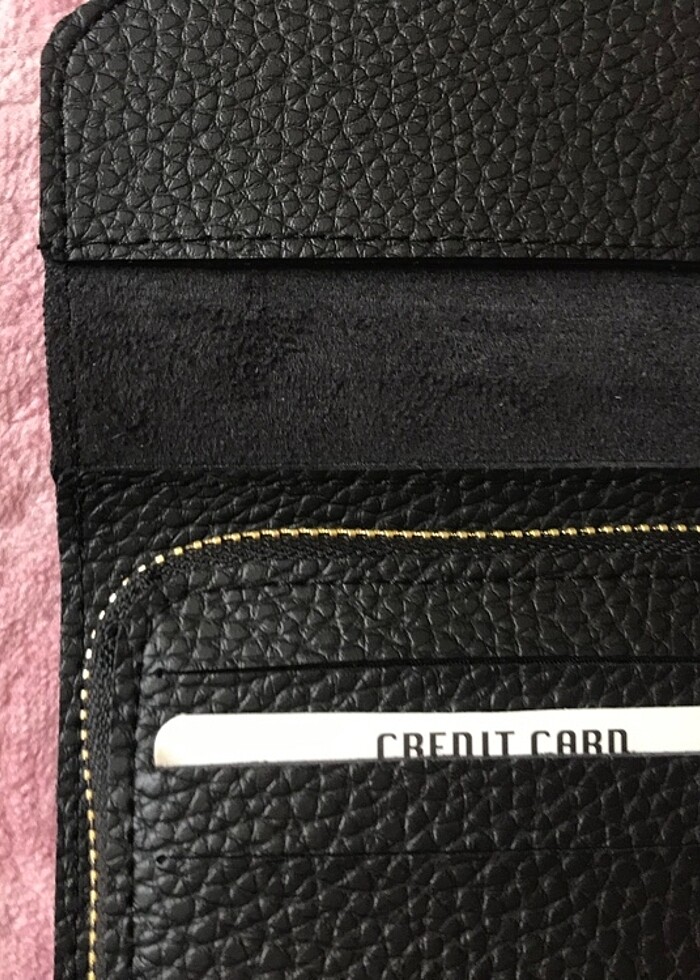 Ecrou siyah deri cüzdan - Görsel 5