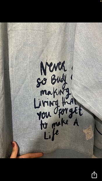 l Beden zara kot sweat