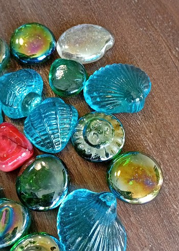 Renkli cam Taş Süslemeleri Seti - Görsel 7