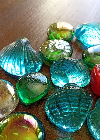 Renkli cam Taş Süslemeleri Seti - Görsel 6