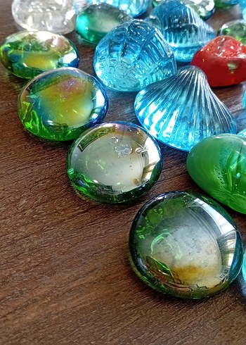 Renkli cam Taş Süslemeleri Seti - Görsel 3