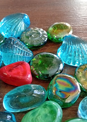 Renkli cam Taş Süslemeleri Seti - Görsel 5