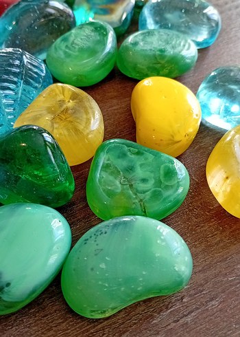 Renkli cam Taş Süslemeleri Seti - Görsel 4