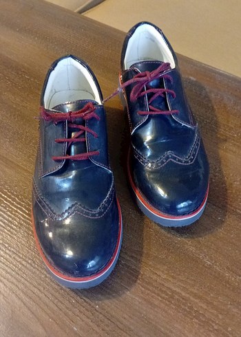 Bordo Bağcıklı Erkek Çocuk Özel Ayakkabı - Görsel 4