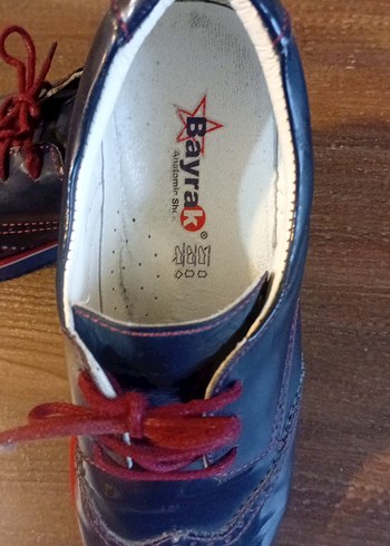 Bordo Bağcıklı Erkek Çocuk Özel Ayakkabı - Görsel 3