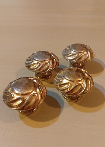 Altın Renkli Mobilya Kulpları 4 cm - Görsel 2