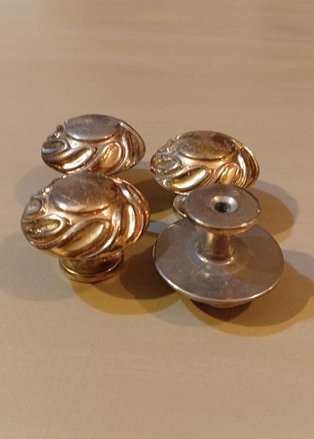 Altın Renkli Mobilya Kulpları 4 cm - Görsel 7