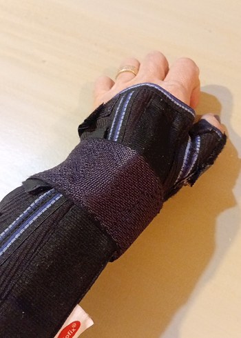 Statik Başparmak Destekli El Bilek Splinti (Airtex Kumaş) Sol - Görsel 8