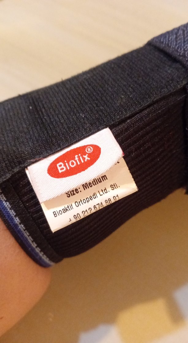 Statik Başparmak Destekli El Bilek Splinti (Airtex Kumaş) Sol - Görsel 4