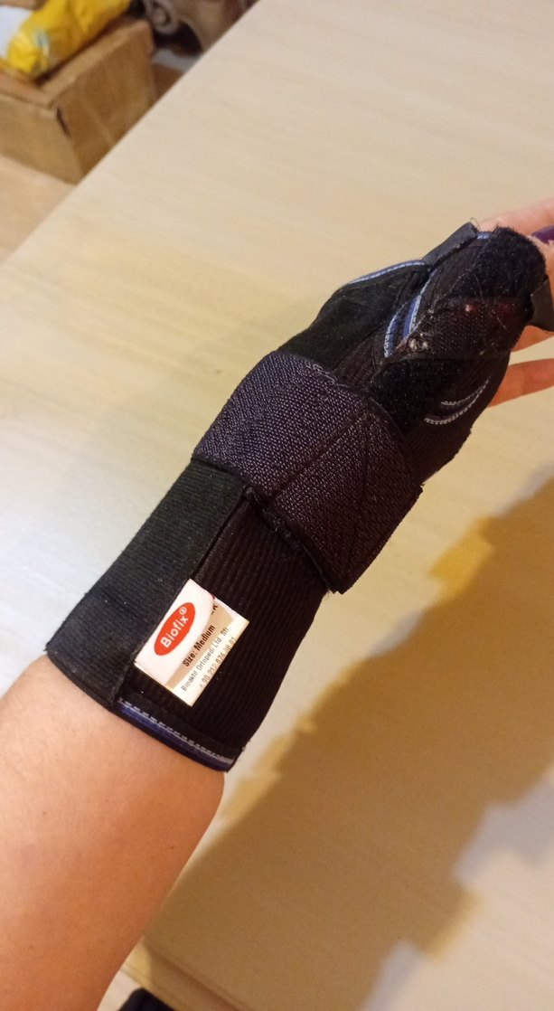 Statik Başparmak Destekli El Bilek Splinti (Airtex Kumaş) Sol - Görsel 2