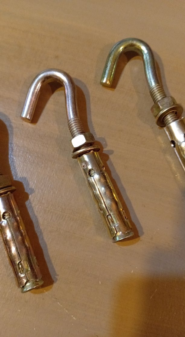 4 Adet Kancalı Çelik Dübel 10 cm - Görsel 4