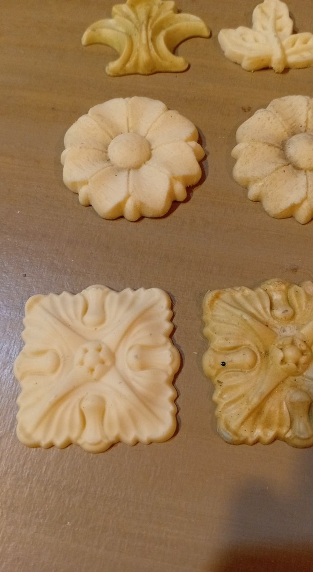 15 Parça Bej Renkli Dekoratif Aplik Seti - Görsel 3