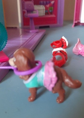 Barbie Veteriner Merkezi  evi Orjinal Pembe Detaylı - Görsel 8