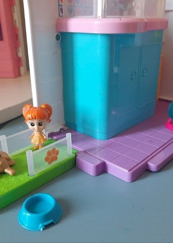 Barbie Veteriner Merkezi  evi Orjinal Pembe Detaylı - Görsel 7