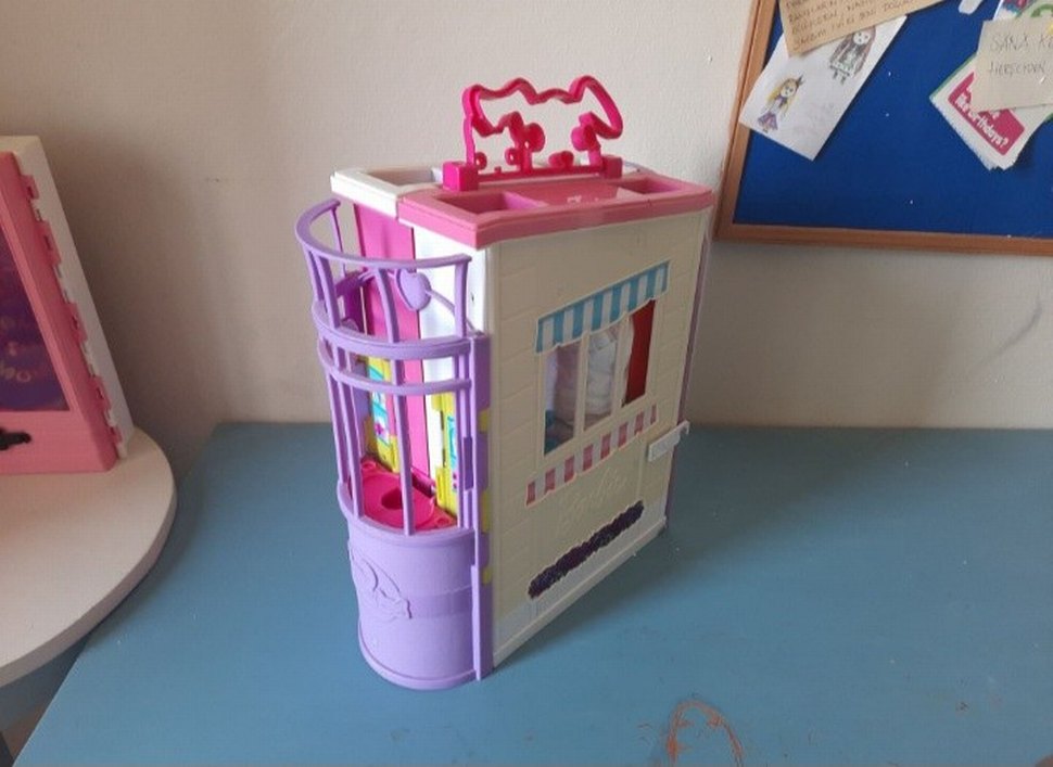 Barbie Veteriner Merkezi  evi Orjinal Pembe Detaylı - Görsel 3