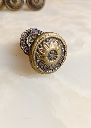 Altın Rengi Vintage Pirinç Mobilya Kulp - Görsel 4