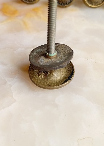 Altın Rengi Vintage Pirinç Mobilya Kulp - Görsel 7