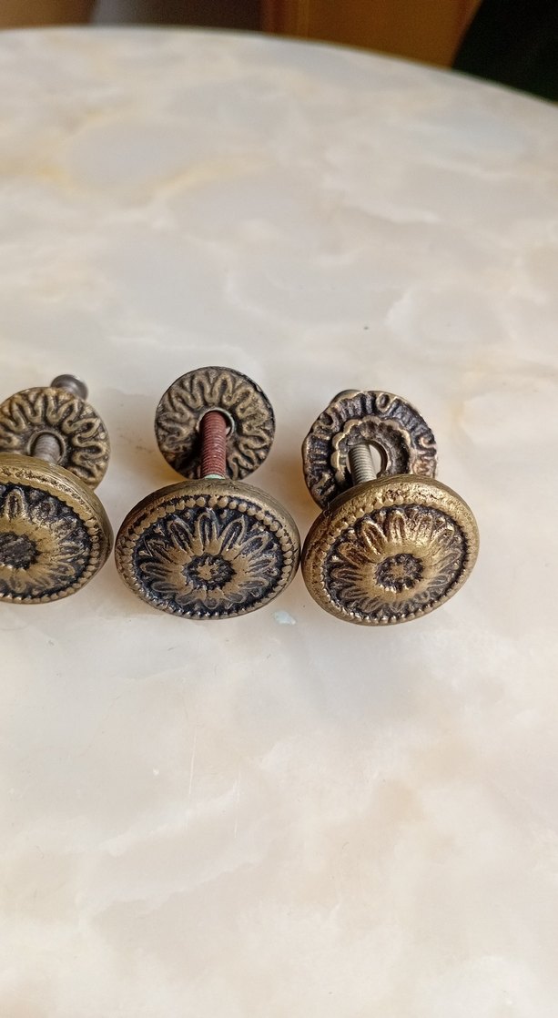 Altın Rengi Vintage Pirinç Mobilya Kulp - Görsel 2