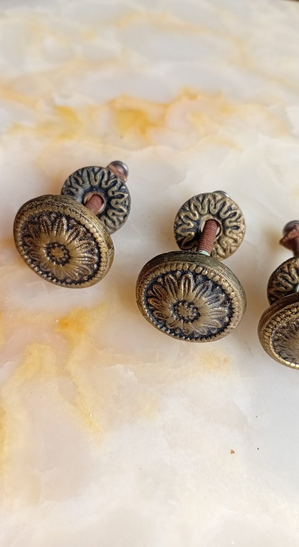 Altın Rengi Vintage Pirinç Mobilya Kulp - Görsel 3