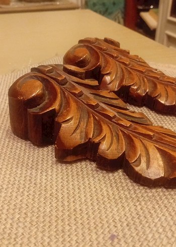 Kahverengi Vintage Masif Ahşap Mobilya Aplikleri - Görsel 5