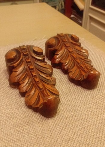 Kahverengi Vintage Masif Ahşap Mobilya Aplikleri - Görsel 2