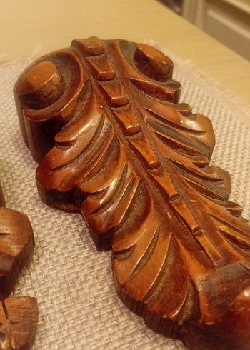 Kahverengi Vintage Masif Ahşap Mobilya Aplikleri - Görsel 3