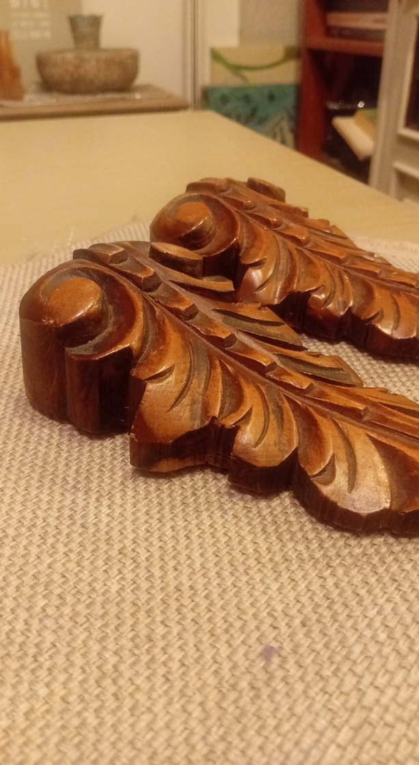 Kahverengi Vintage Masif Ahşap Mobilya Aplikleri - Görsel 5