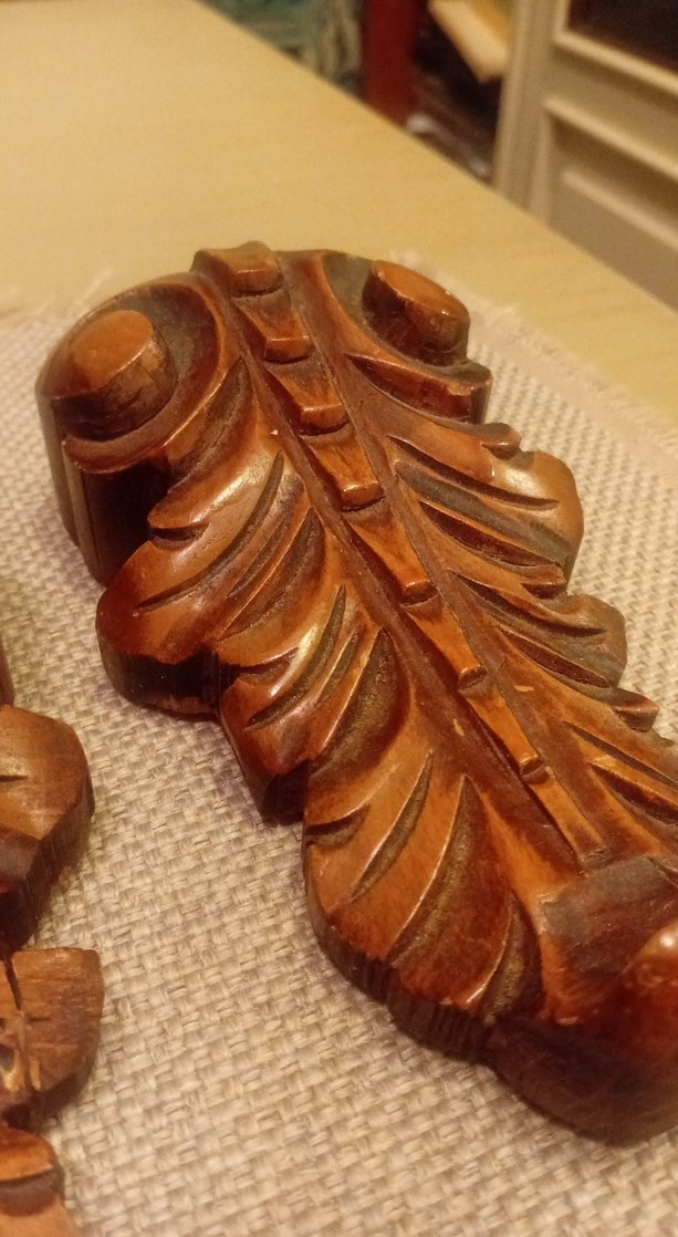 Kahverengi Vintage Masif Ahşap Mobilya Aplikleri - Görsel 3