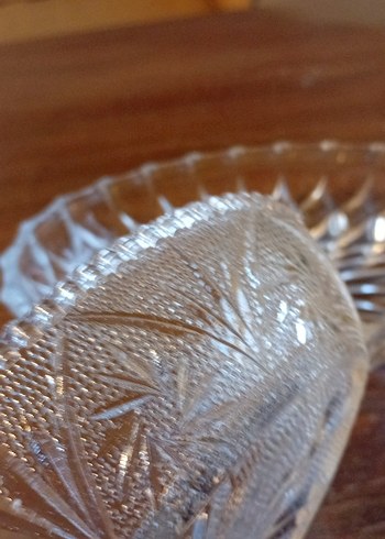 Vintage Parlak Kristal Tabaklar - Görsel 8