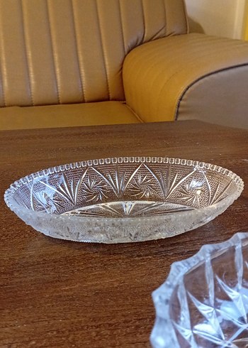 Vintage Parlak Kristal Tabaklar - Görsel 6