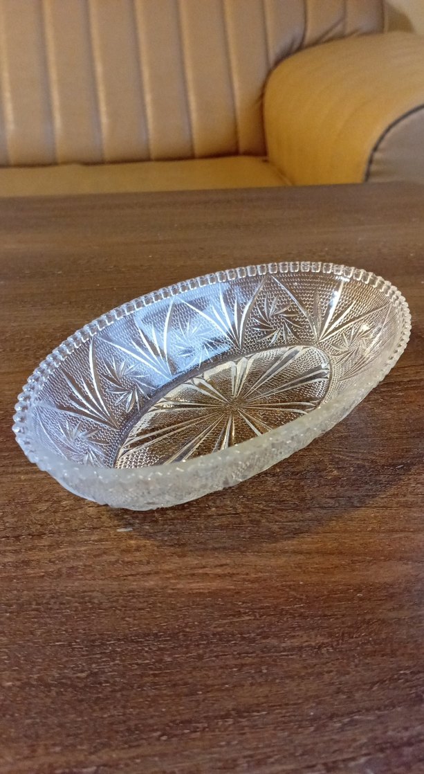 Vintage Parlak Kristal Tabaklar - Görsel 2