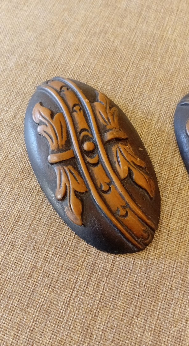 Kahverengi Vintage Nakışlı Mobilya Aplikleri - Görsel 3