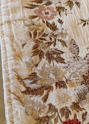 İşlemeli Bej Goblen Kırlent Kılıfı - Görsel 11