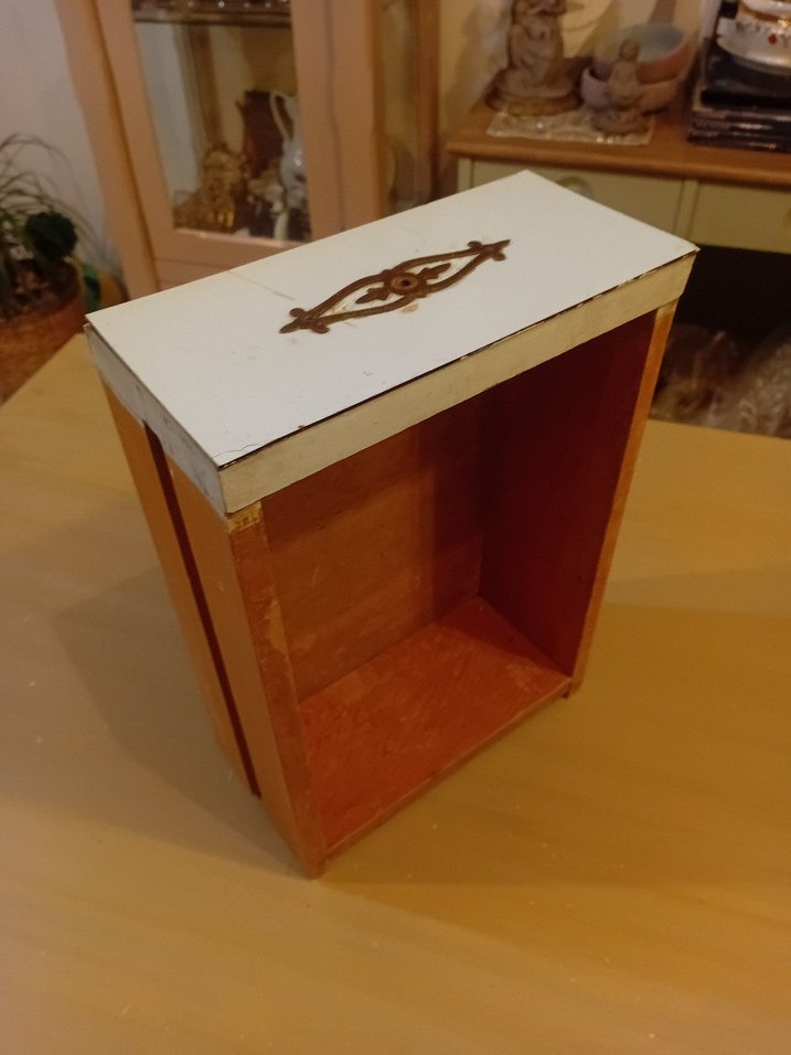 Masif Ahşap Makyaj Organizeri Vintage Çekmece - Görsel 4