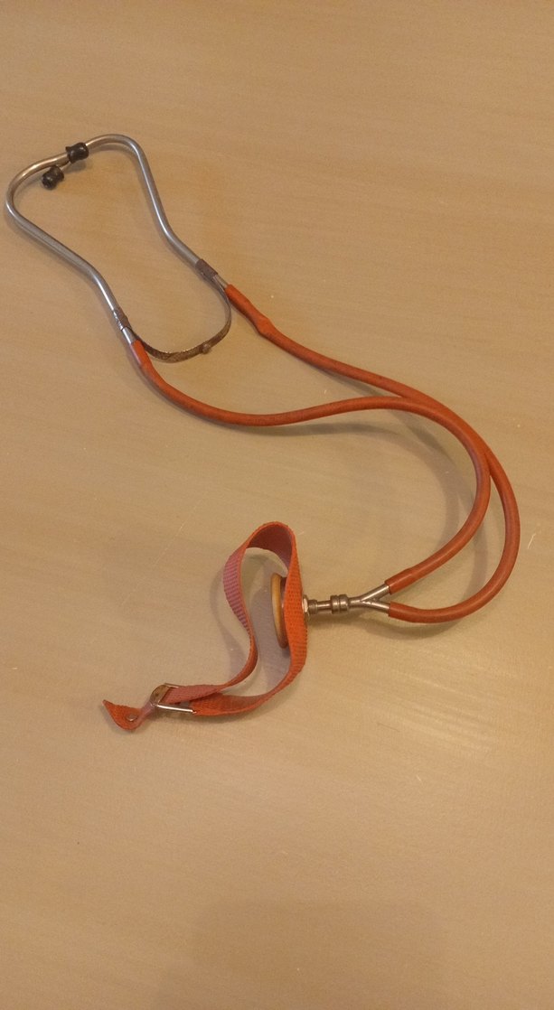 vintage steteskop tıp malzemesi - Görsel 2