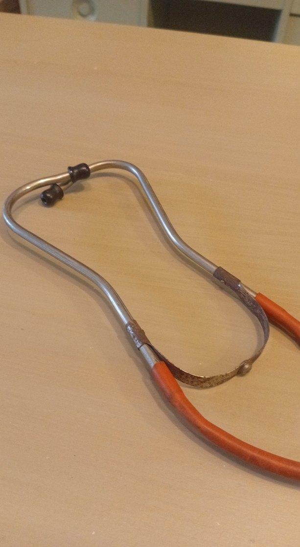 vintage steteskop tıp malzemesi - Görsel 4
