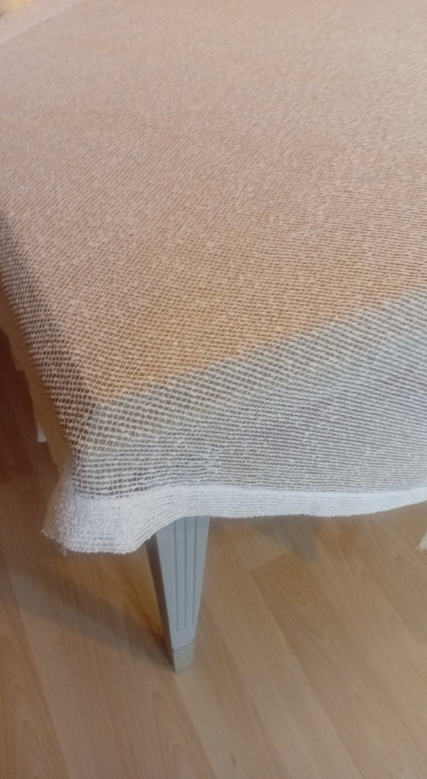 Beyaz Püsküllü Tiril tiril perde - Görsel 4