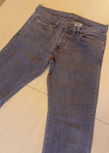 Erkek Gri H&M Denim Normal Boy Pantolon - Görsel 5