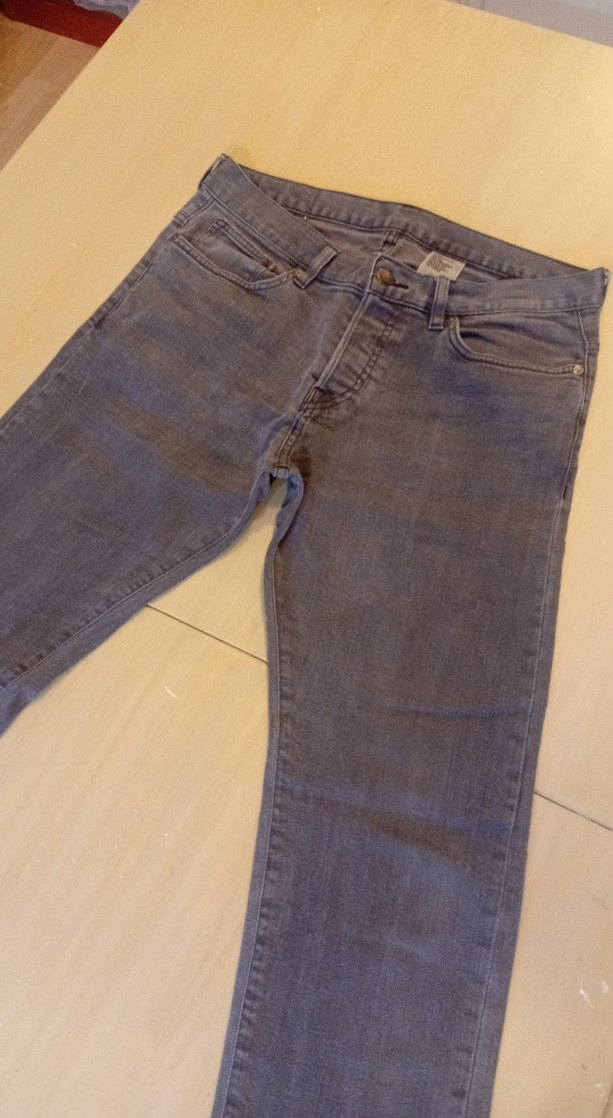 Erkek Gri H&M Denim Normal Boy Pantolon - Görsel 5