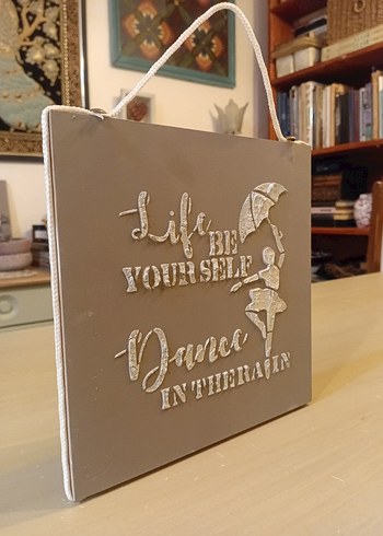 Bej Renkli Asılabilir Duvar Dekoru - Görsel 5