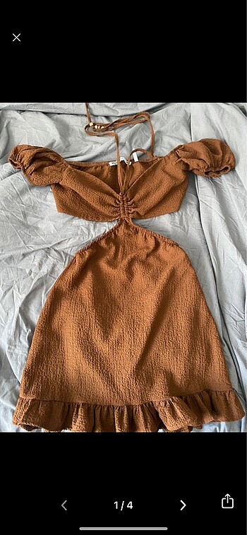 bel dekolteli mini elbise