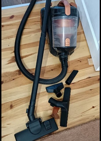 Siyah Fantom Elektrikli Süpürge