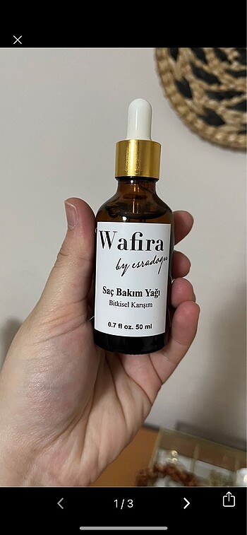 Wafira saç bakım yağı