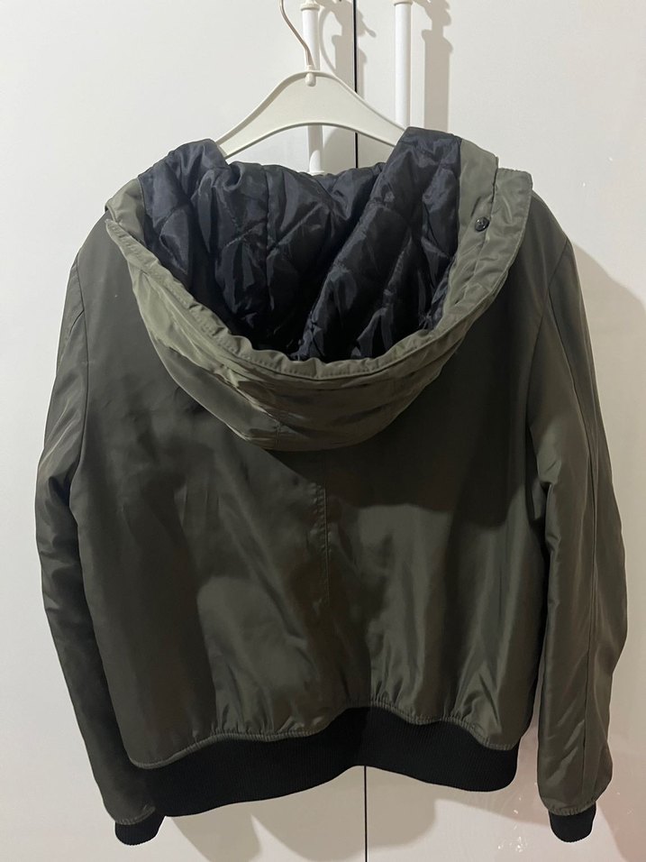 Gri Düğmeli Kadın Ceket - Görsel 2