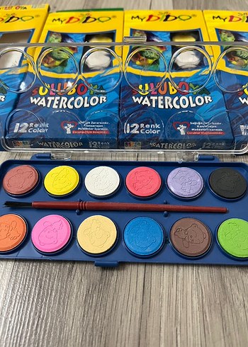 My DDO Suluboya 12 Renk Seti - Görsel 2