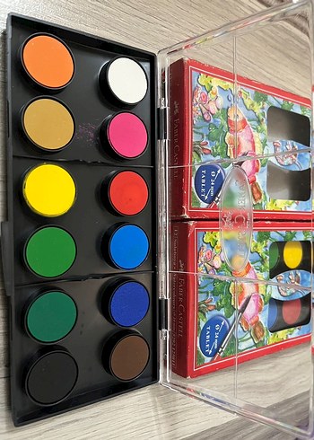 Faber-Castell 12 Renk Sulu Boya Seti - Görsel 3