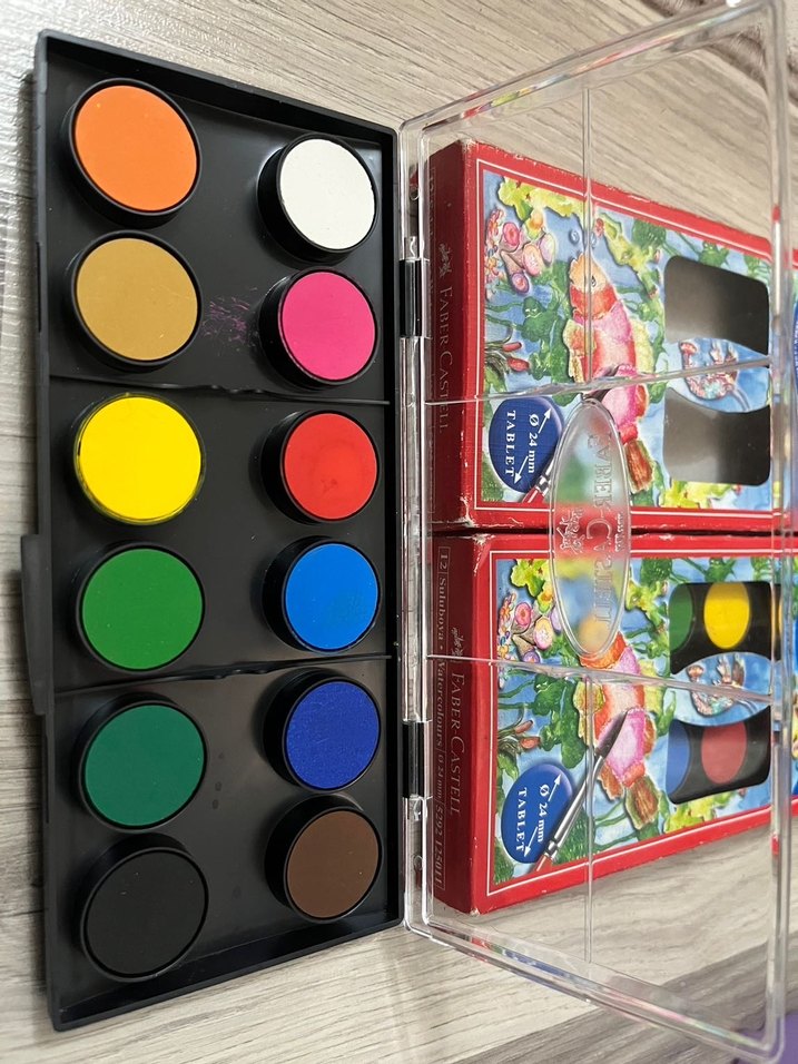 Faber-Castell 12 Renk Sulu Boya Seti - Görsel 3
