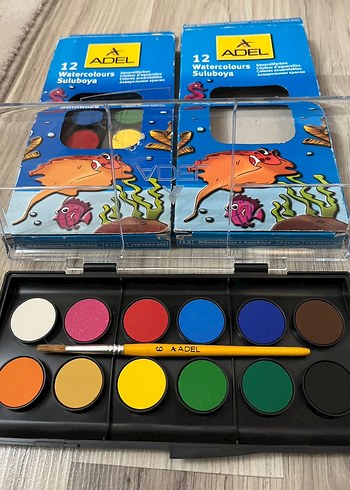 ADEL 12 Renk Suluboya Seti - Görsel 3