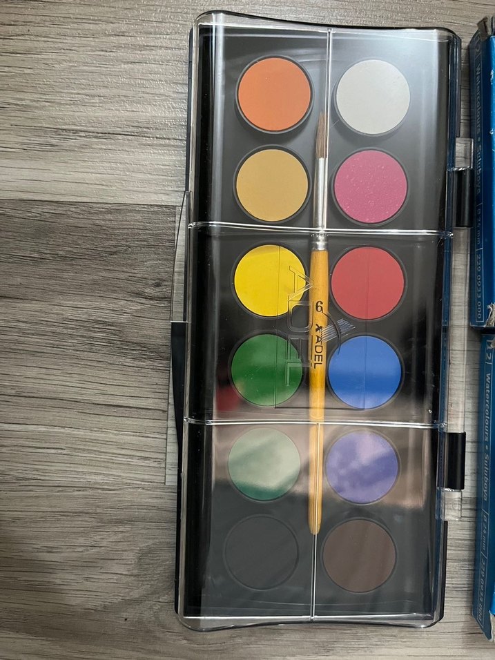 ADEL 12 Renk Suluboya Seti - Görsel 2