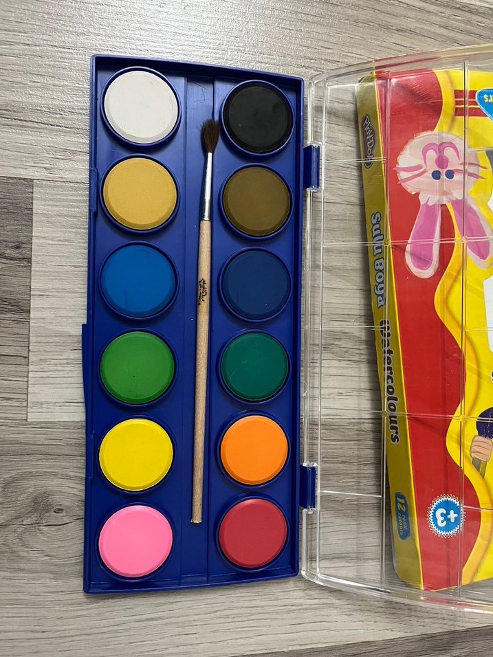 Play-Doh 12 Renk Sulu Boya Seti - Görsel 3